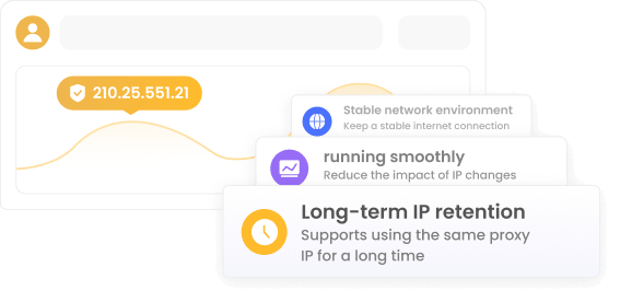 Long-term static ISP IP retention
